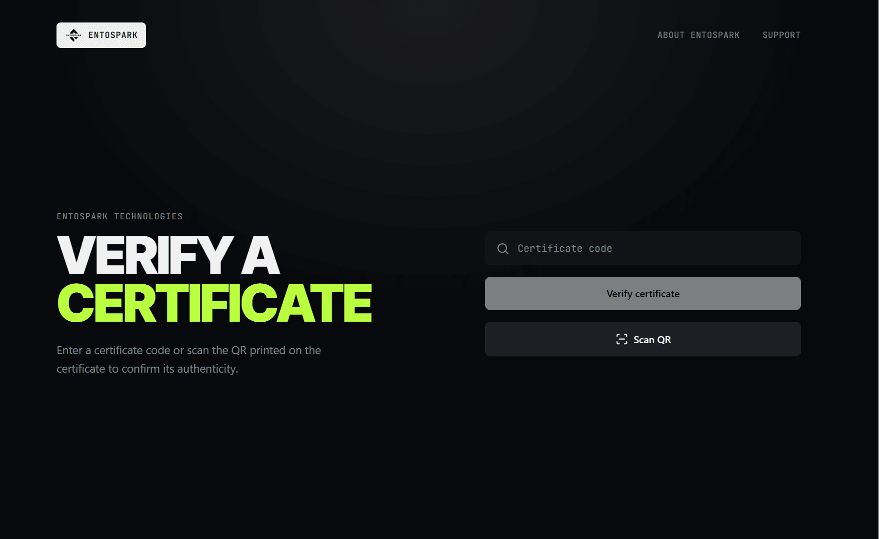 Certification Verify Platform